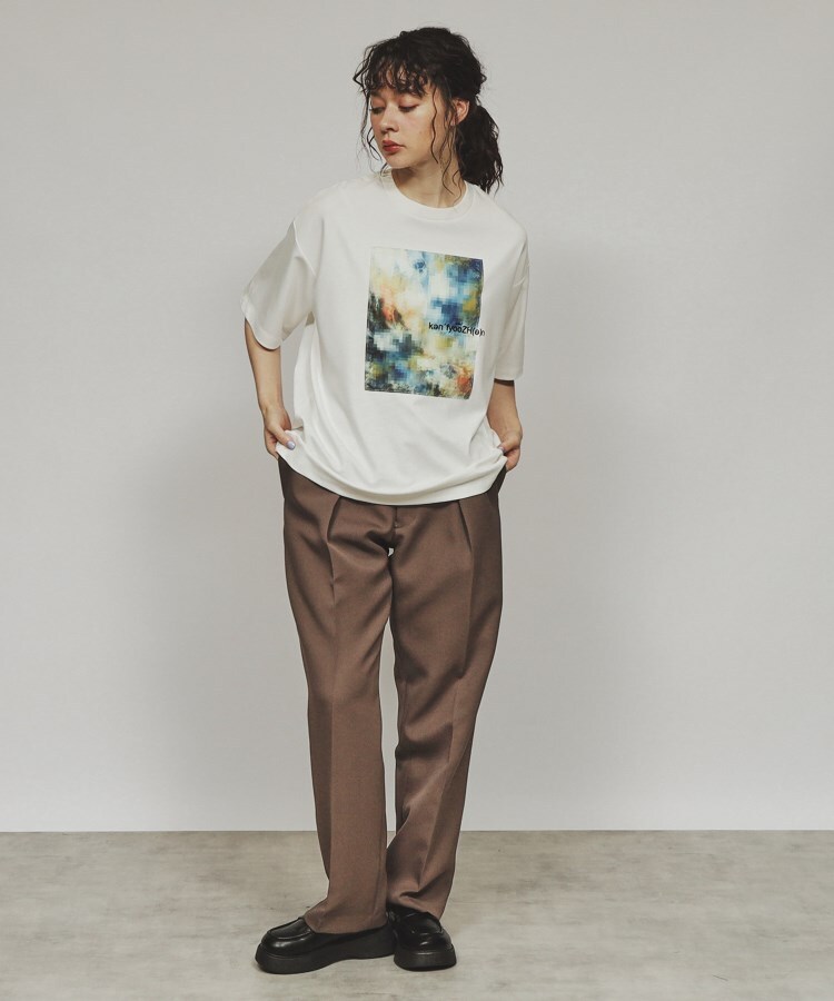 ティーケー タケオ キクチ(レディース)(tk.TAKEO KIKUCHI(Ladies))のモザイクアブストTシャツ18