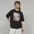 ティーケー タケオ キクチ(レディース)(tk.TAKEO KIKUCHI(Ladies))のモザイクアブストTシャツ ブラック(019)