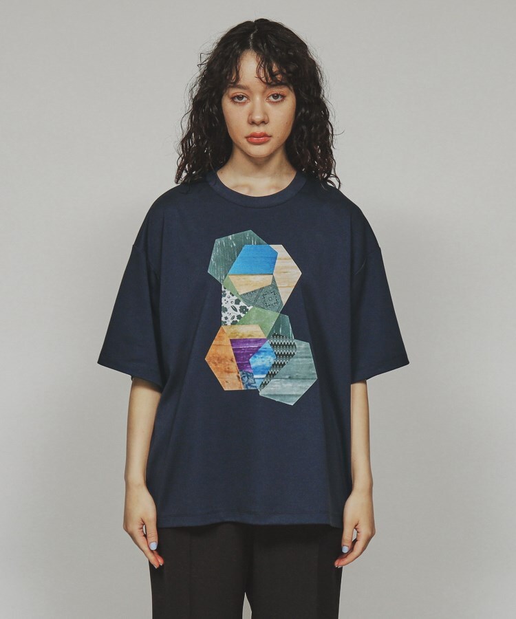 ティーケー タケオ キクチ(レディース)(tk.TAKEO KIKUCHI(Ladies))のウッドペインティングTシャツ2