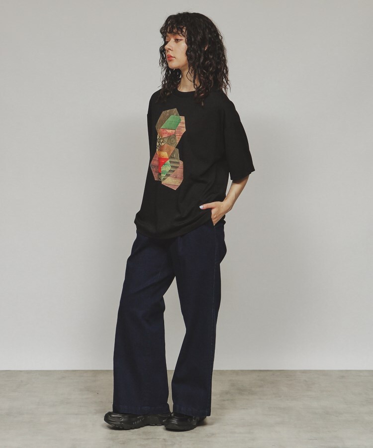 ティーケー タケオ キクチ(レディース)(tk.TAKEO KIKUCHI(Ladies))のウッドペインティングTシャツ14