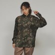 ティーケー タケオ キクチ(レディース)(tk.TAKEO KIKUCHI(Ladies))のジャカードゴブランシャツ ブラウン(544)