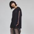 ティーケー タケオ キクチ(レディース)(tk.TAKEO KIKUCHI(Ladies))のサークルロゴラインカットソー ネイビー(094)