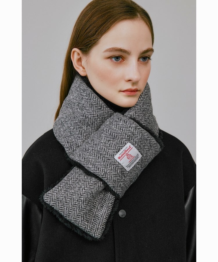 ハリスツイード生地使用 差し込みマフラー/Harris Tweed ハリスツイード生地使用 差し込みマフラー/Harris Tweed