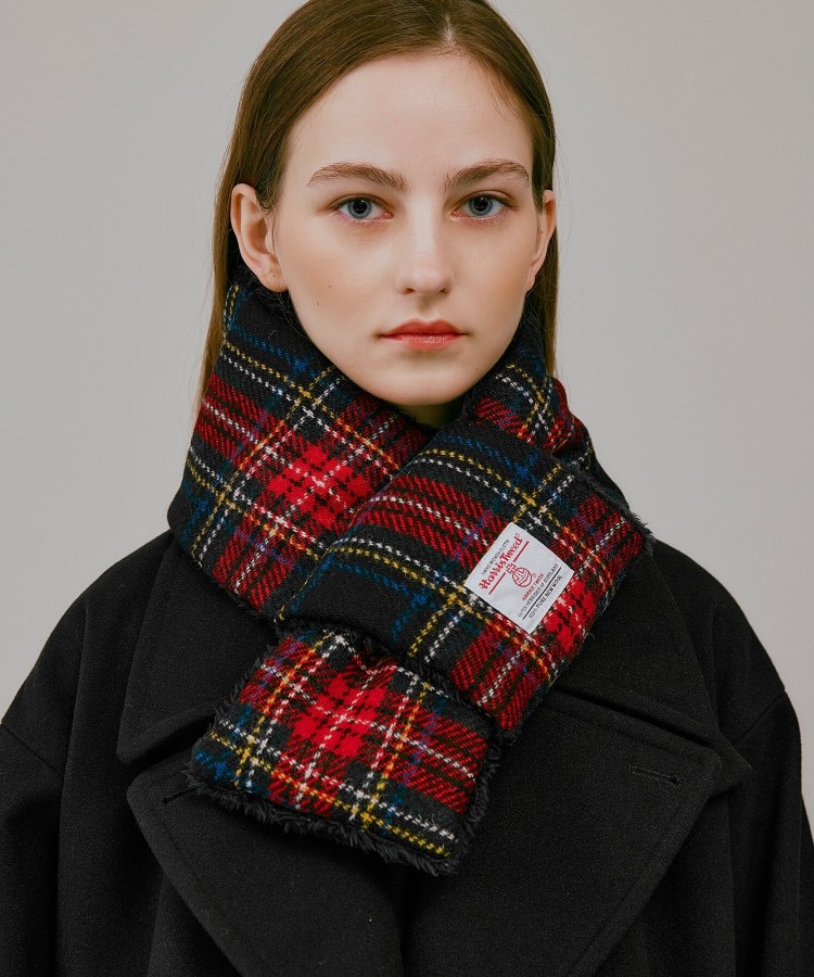 ハリスツイード生地使用 差し込みマフラー/Harris Tweed ハリスツイード生地使用 差し込みマフラー/Harris Tweed