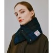 ティーケー タケオ キクチ(レディース)(tk.TAKEO KIKUCHI(Ladies))のハリスツイード生地使用 ネックウォーマー マフラー／Harris Tweed オリーブグリーン(226)