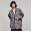 ティーケー タケオ キクチ(レディース)(tk.TAKEO KIKUCHI(Ladies))のタクティカルミリタリーシャツ パープル(081)