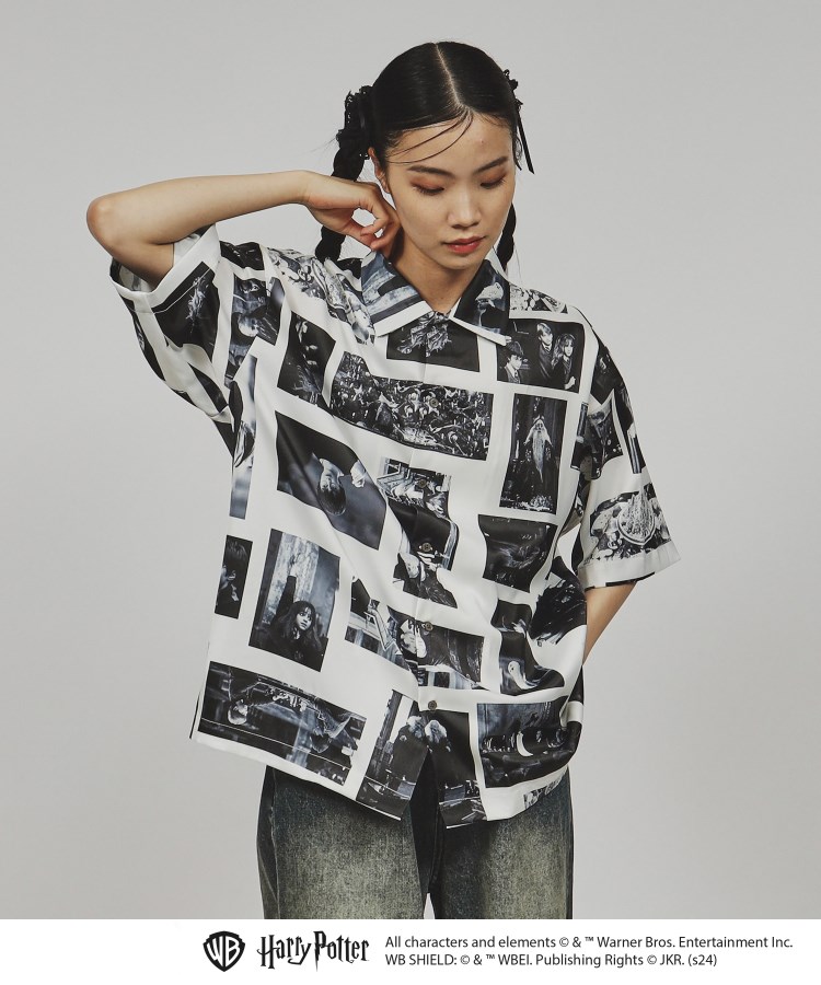 ティーケー タケオ キクチ(レディース)(tk.TAKEO KIKUCHI(Ladies))の【Harry Potter Capsule Collection】総柄プリントシャツ4