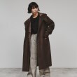 ティーケー タケオ キクチ(レディース)(tk.TAKEO KIKUCHI(Ladies))のビーバー仕上げフーデットコート ブラウン(043)