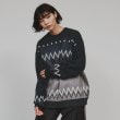 ティーケー タケオ キクチ(レディース)(tk.TAKEO KIKUCHI(Ladies))のグラデダイフェアアイルニット ネイビー(494)