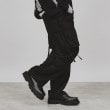 ティーケー タケオ キクチ(レディース)(tk.TAKEO KIKUCHI(Ladies))のTR起毛テクニカルカーゴパンツ ブラック(019)