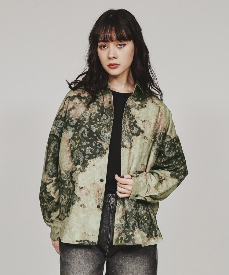 ティーケー タケオ キクチ(レディース)(tk.TAKEO KIKUCHI(Ladies))のFヌバックプリントシャツ13