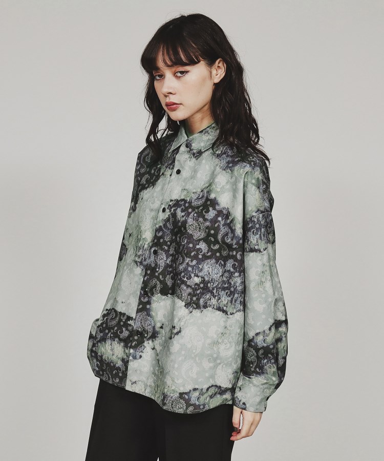 ティーケー タケオ キクチ(レディース)(tk.TAKEO KIKUCHI(Ladies))のFヌバックプリントシャツ18