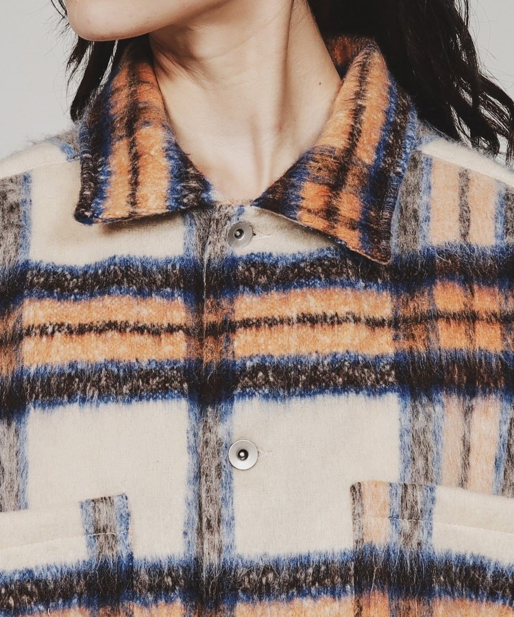 ティーケー タケオ キクチ(レディース)(tk.TAKEO KIKUCHI(Ladies))のシャギーチェックCPOシャツ5