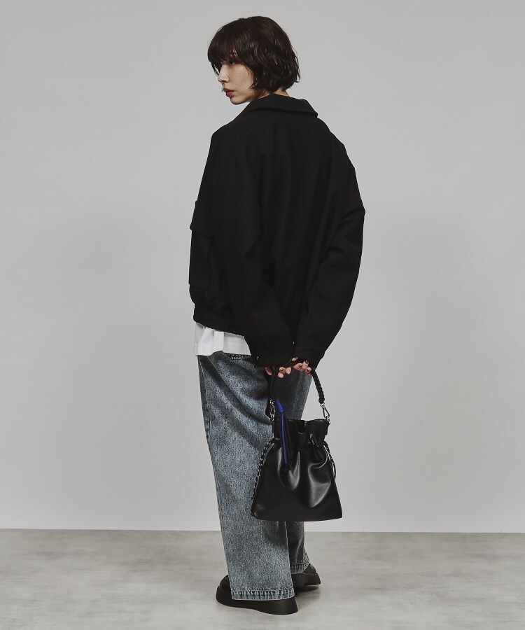 ティーケー タケオ キクチ(レディース)(tk.TAKEO KIKUCHI(Ladies))のADAMPATEK 別注 シンセティックレザー巾着ショルダーバッグ7