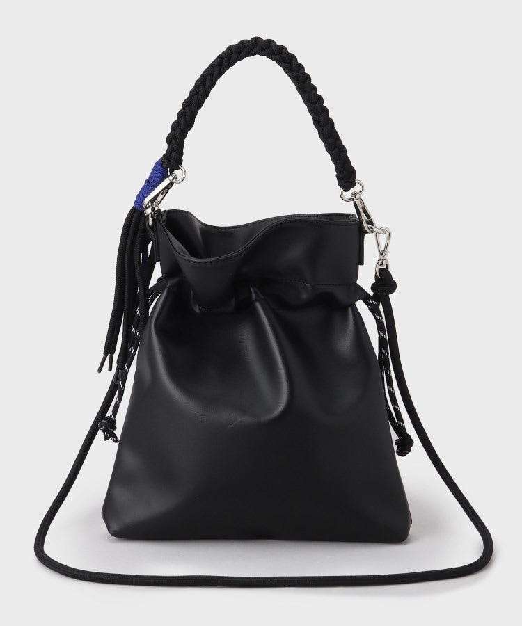 ADAMPATEK 別注 シンセティックレザー巾着ショルダーバッグ ADAMPATEK 別注 シンセティックレザー巾着ショルダーバッグ