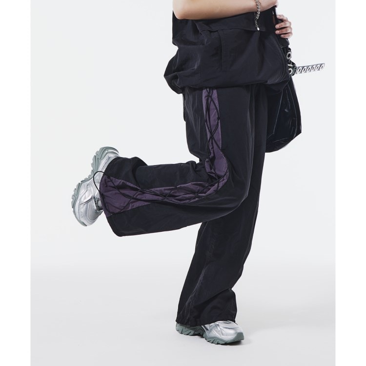 ティーケー タケオ キクチ(レディース)(tk.TAKEO KIKUCHI(Ladies))のK’Project by Aoi Nylon washer Training Pants フルレングスパンツ