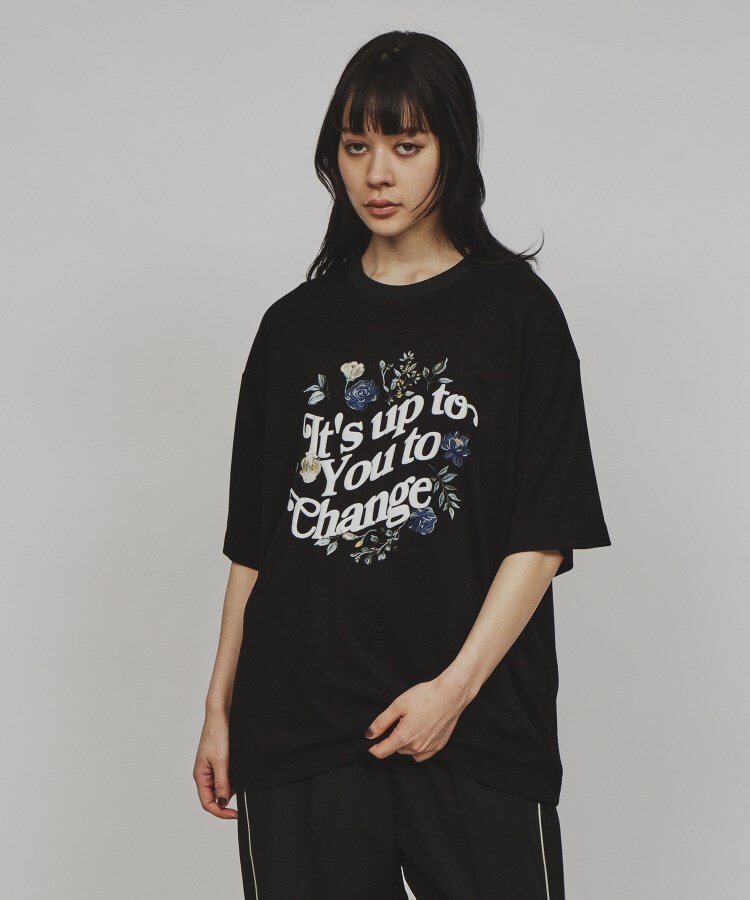 ティーケー タケオ キクチ(レディース)(tk.TAKEO KIKUCHI(Ladies))のウェーブレタードフラワーTシャツ12