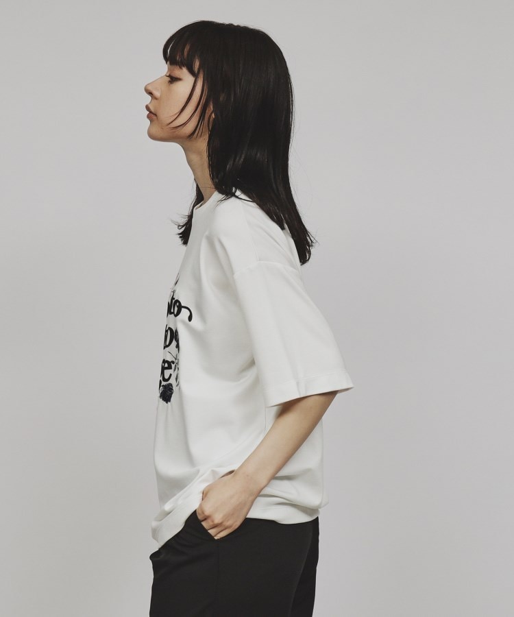 ティーケー タケオ キクチ(レディース)(tk.TAKEO KIKUCHI(Ladies))のウェーブレタードフラワーTシャツ9
