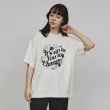 ティーケー タケオ キクチ(レディース)(tk.TAKEO KIKUCHI(Ladies))のウェーブレタードフラワーTシャツ ホワイト(001)