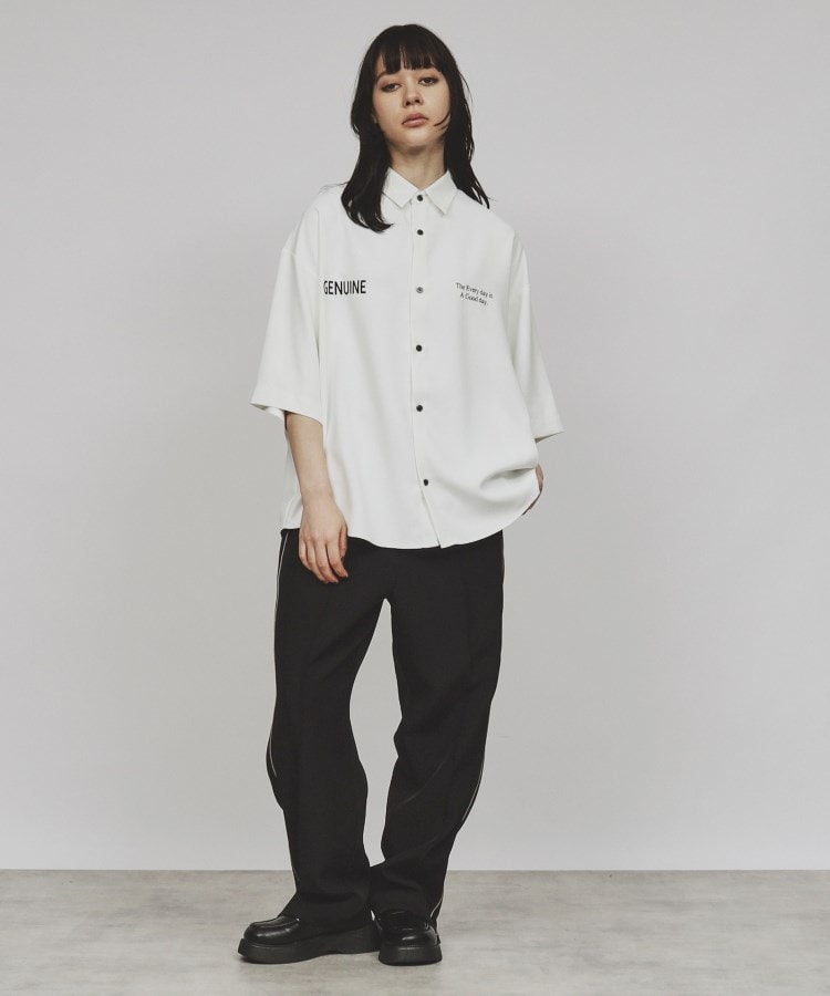 ティーケー タケオ キクチ(レディース)(tk.TAKEO KIKUCHI(Ladies))のレタードデザインシャツ10