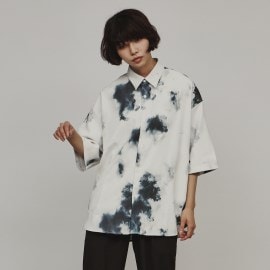 ティーケー タケオ キクチ(レディース)(tk.TAKEO KIKUCHI(Ladies))のスモークプリントシャツ