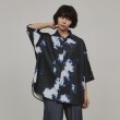 ティーケー タケオ キクチ(レディース)(tk.TAKEO KIKUCHI(Ladies))のスモークプリントシャツ ブルー(493)
