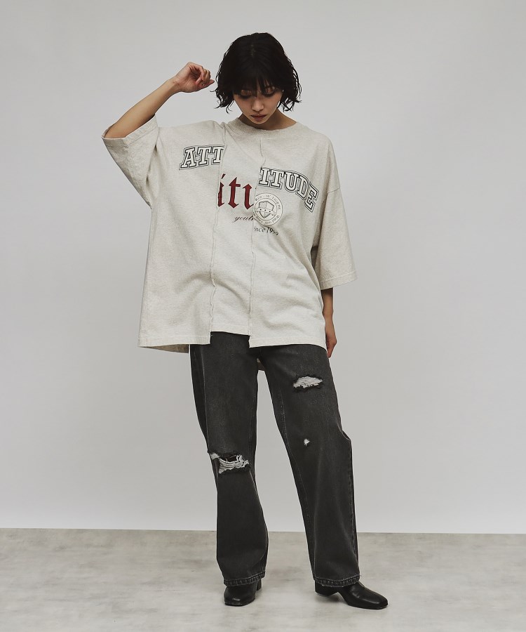 ティーケー タケオ キクチ(レディース)(tk.TAKEO KIKUCHI(Ladies))のリメイクライクTシャツ15
