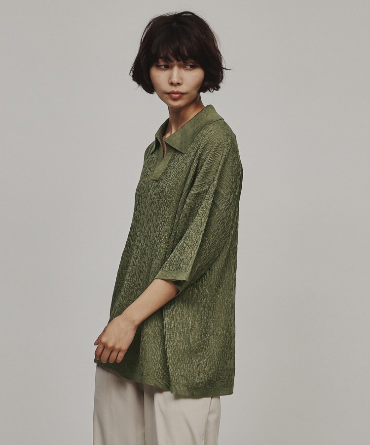 ティーケー タケオ キクチ(レディース)(tk.TAKEO KIKUCHI(Ladies))のスキッパーニットポロシャツ11