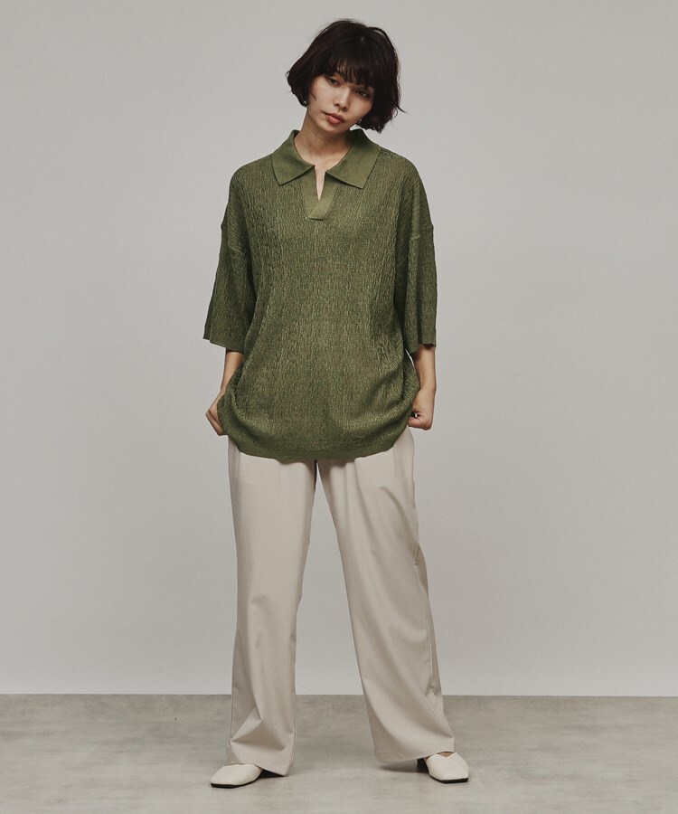 ティーケー タケオ キクチ(レディース)(tk.TAKEO KIKUCHI(Ladies))のスキッパーニットポロシャツ12