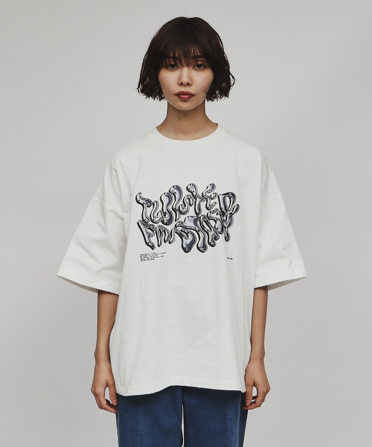 ティーケー タケオ キクチ(レディース)(tk.TAKEO KIKUCHI(Ladies))のメタルプリントTシャツ2