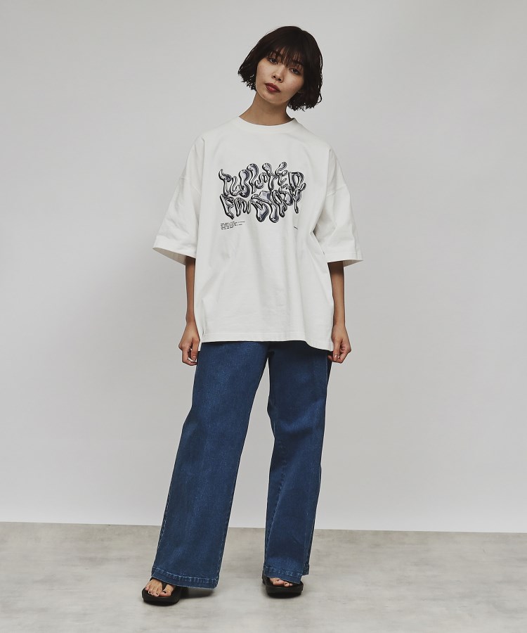 ティーケー タケオ キクチ(レディース)(tk.TAKEO KIKUCHI(Ladies))のメタルプリントTシャツ12
