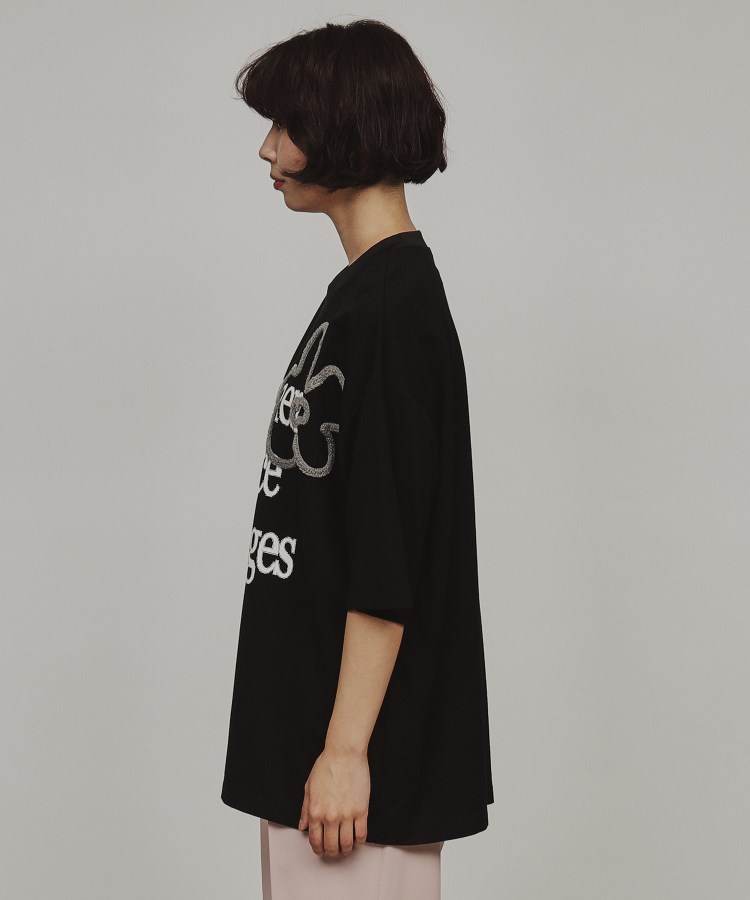 ティーケー タケオ キクチ(レディース)(tk.TAKEO KIKUCHI(Ladies))のパッチフラワーTシャツ3