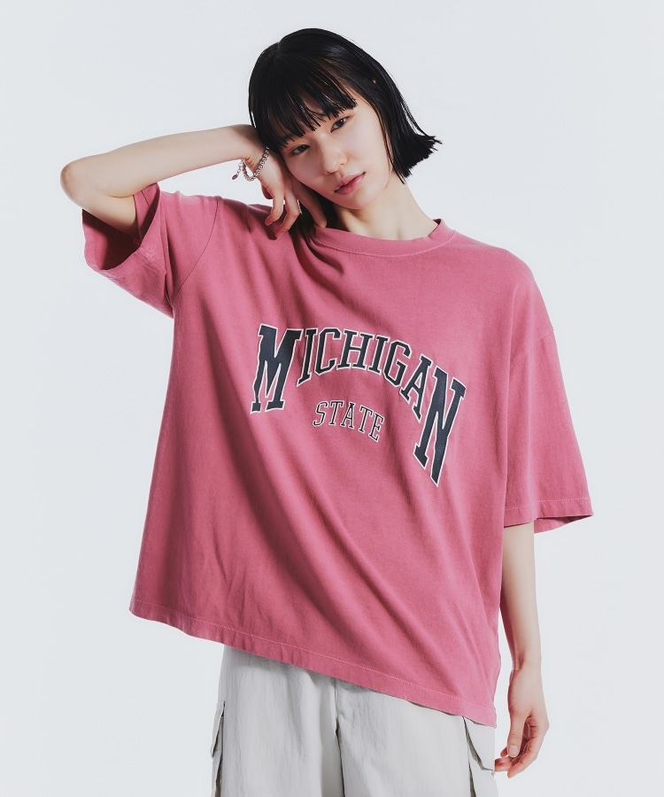 ピグメントカレッジTシャツ(Tシャツ) | tk.TAKEO KIKUCHI ピグメントカレッジTシャツ(Tシャツ) | tk.TAKEO KIKUCHI