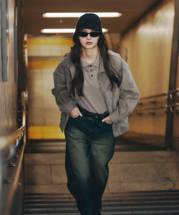 ティーケー タケオ キクチ(レディース)(tk.TAKEO KIKUCHI(Ladies))のバレルデニムパンツ28