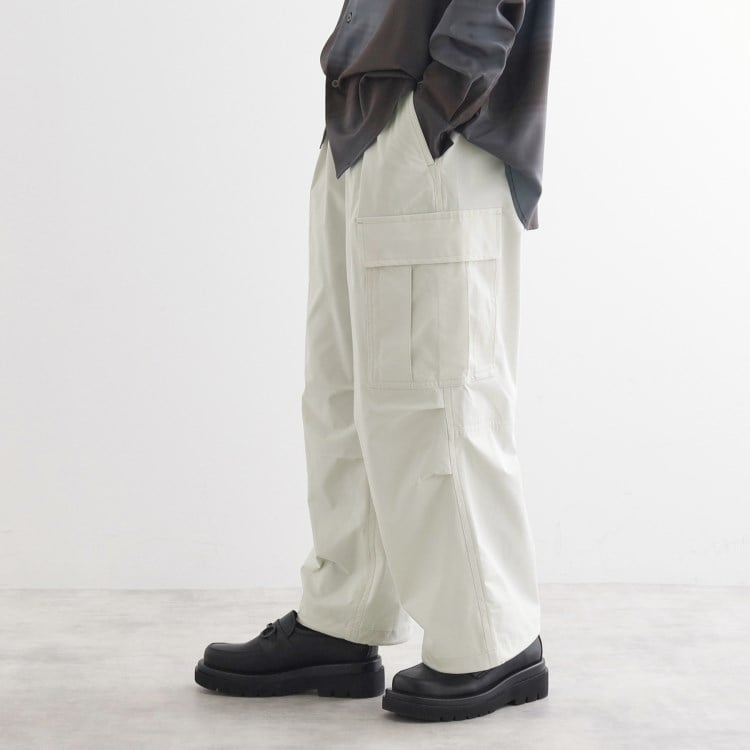 ティーケー タケオ キクチ(レディース)(tk.TAKEO KIKUCHI(Ladies))の【機能素材】AMATAストレッチカーゴパンツ フルレングスパンツ
