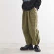 ティーケー タケオ キクチ(レディース)(tk.TAKEO KIKUCHI(Ladies))の【機能素材】AMATAストレッチカーゴパンツ カーキ(027)