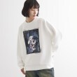 ティーケー タケオ キクチ(レディース)(tk.TAKEO KIKUCHI(Ladies))のリリーエンブロ＆プリントカットソー ホワイト(001)
