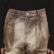 ティーケー タケオ キクチ(レディース)(tk.TAKEO KIKUCHI(Ladies))のスプレーブリーチデニムカーゴパンツ5
