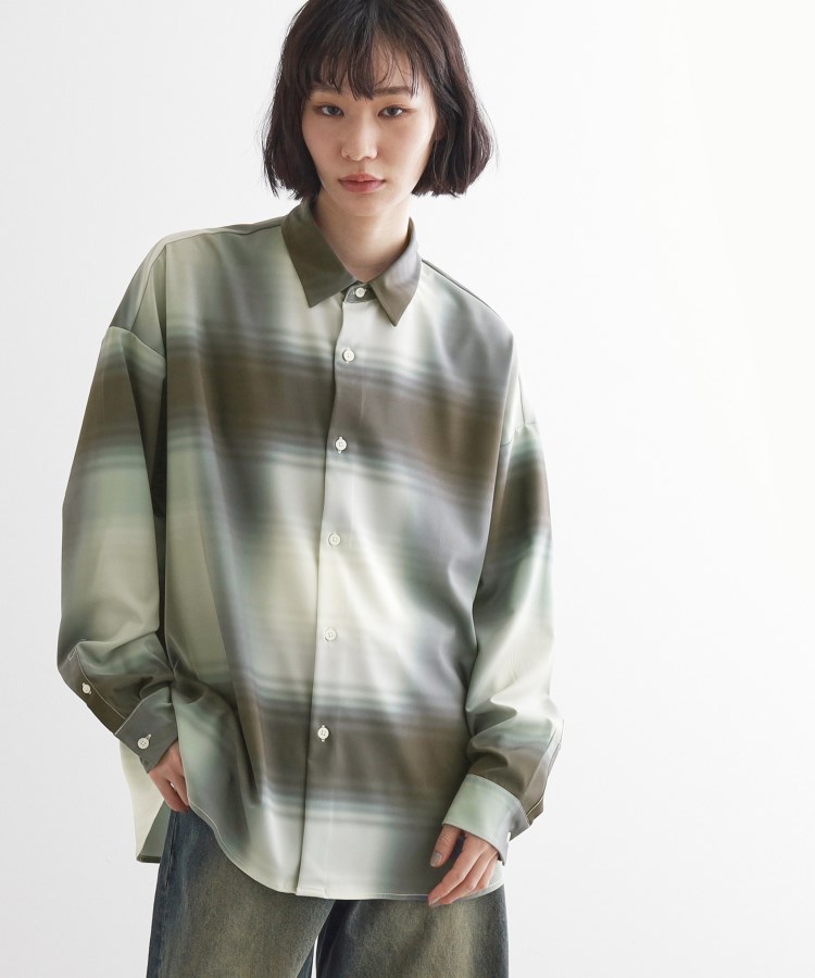 ティーケー タケオ キクチ(レディース)(tk.TAKEO KIKUCHI(Ladies))のグラデオンブレーチェックシャツ2