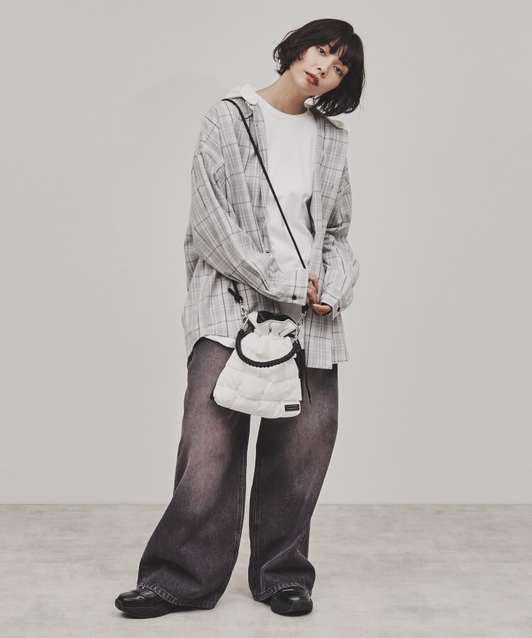ティーケー タケオ キクチ(レディース)(tk.TAKEO KIKUCHI(Ladies))のADAMPATEK 別注 パテッドイントレ巾着ショルダーバッグ6