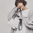 ティーケー タケオ キクチ(レディース)(tk.TAKEO KIKUCHI(Ladies))のADAMPATEK 別注 パテッドイントレ巾着ショルダーバッグ ホワイト(501)