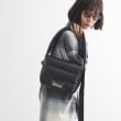 ティーケー タケオ キクチ(レディース)(tk.TAKEO KIKUCHI(Ladies))の【パフィーシリーズ】フラップショルダー ブラック(019)