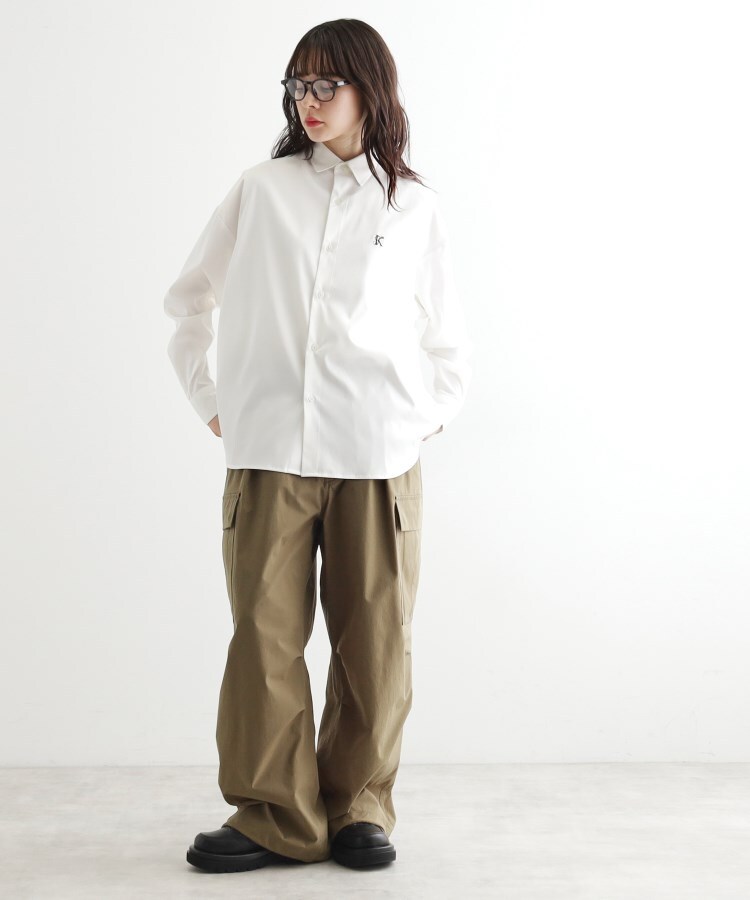 ティーケー タケオ キクチ(レディース)(tk.TAKEO KIKUCHI(Ladies))のエンブロなめらかシャツ4