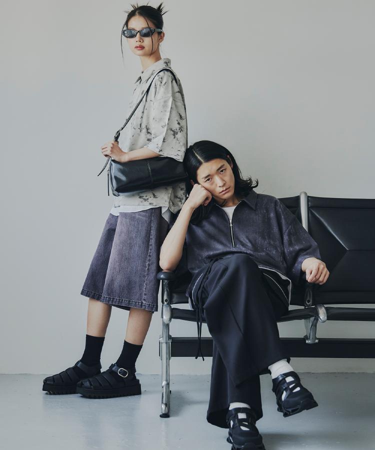 ティーケー タケオ キクチ(レディース)(tk.TAKEO KIKUCHI(Ladies))のヴィンテージライクハーフジップポロシャツ12