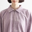 ティーケー タケオ キクチ(レディース)(tk.TAKEO KIKUCHI(Ladies))のヴィンテージライクハーフジップポロシャツ32