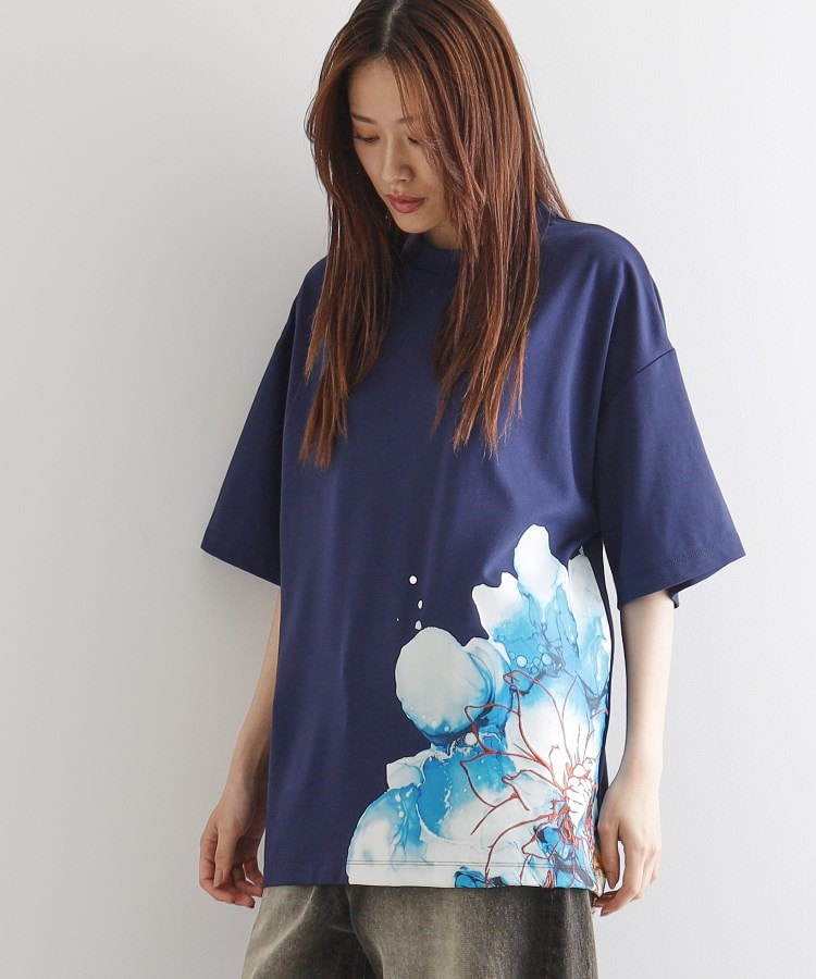 バブルアートフラワーTシャツ(Tシャツ) | tk.TAKEO KIKUCHI バブルアートフラワーTシャツ(Tシャツ) | tk.TAKEO KIKUCHI