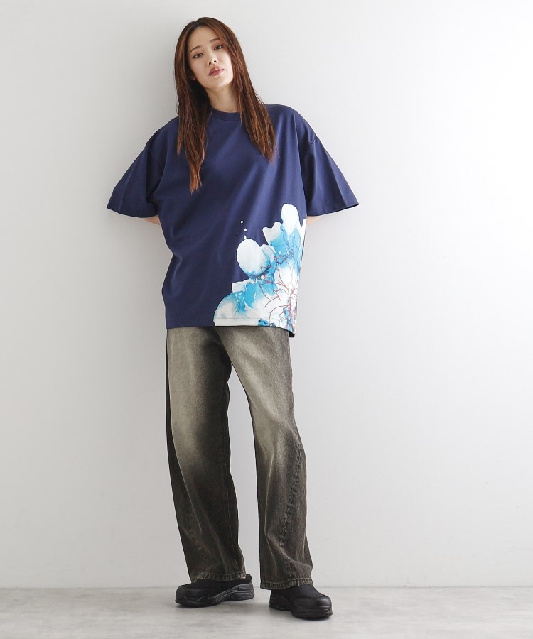 ティーケー タケオ キクチ(レディース)(tk.TAKEO KIKUCHI(Ladies))のバブルアートフラワーTシャツ11