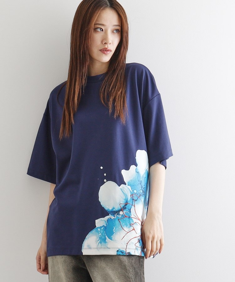 バブルアートフラワーTシャツ(Tシャツ) | tk.TAKEO KIKUCHI バブルアートフラワーTシャツ(Tシャツ) | tk.TAKEO KIKUCHI
