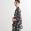 ティーケー タケオ キクチ(レディース)(tk.TAKEO KIKUCHI(Ladies))のメッシュオンブレ―チェックシャツ6