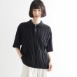 ティーケー タケオ キクチ(レディース)(tk.TAKEO KIKUCHI(Ladies))のジャカードニットポロ ブラック(019)